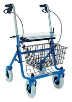 DMI Traditional Steel Rollator Walker with Padded Seat