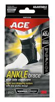 Ace Ankle Support with Adjustable Side Stabilizers, 0.22 Pound