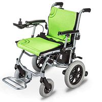 CYGGL Lightweight Electric Wheelchair, Electric Wheelchair Open/Fold in 1 Second Lightest Most Compact Power Chair Drive for Disabled Elderly Load 100KG