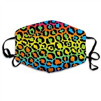 Color Of Leopard Fashion Mask Adjustable Elastic Belt Dust Mask, Pollen Proof, Half Face Mask/Cover For Both Men And Women
