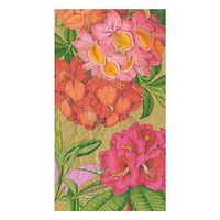Caspari Jefferson's Garden Study Paper Guest Towel Napkins in Gold - Two Packs of 15
