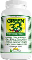 Green 33 Vegetable Daily Greens Superfoods Supplement (Bottle 45 Tablets) - All Natural 100% Whole-Food Healthy Vegetable Vegan Vitamin Tablet - Satisfaction Guaranteed