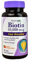 Biotin 10,000mcg Fast Dissolve