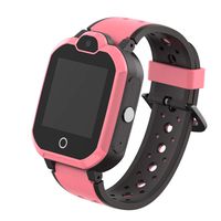 UFonding Kids Smart Phone Watch Support 4G with Bluetooth GPS Video Call HD Touch Screen Waterproof for Girls Boys Android iOS (Pink)