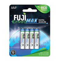 Fuji EnviroMAX Super Digital Alkaline Eco Friendly Batteries (Pack of 8, AAA)