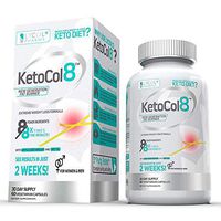 KetoCol8 Keto Diet Pills with Apple Cider Vinegar BHB Salts for Women and Men 15 Billion CFU Ultimate Keto Supplement that Triggers Ketosis Boost BHB Production and Utilizes Fat for Energy 60 Capsules