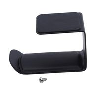 LJSLYJ Universal Durable Wall Desk Bracket L Shape Headphones Wall Mount Hook Earphone Stand Holder,Black