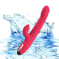 Massager 10x Powerful Extreme Power Multi-Speed Cordless USB Rechargeable Waterproof Handheld Body (Purple)