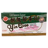Yin Qiao, Yin Chiao Chieh Tu Pien, Respiratory Support, Cold & Flu, Extra Strength 600MG (96 Tablets)