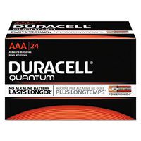 Duracell QU2400BKD Quantum Alkaline Batteries, AAA, 24/BX