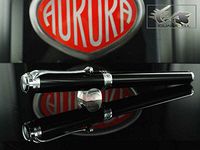 Aurora Talentum Finesse Black w/ Chrome Trim Bold Point Fountain Pen - AU-D13N-B