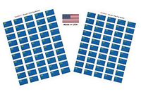 Made in USA! 100 Nevada 1.5" x 1" Self Adhesive State Flag Stickers, Two Sheets of 50, 100 Nevada Sticker Flags Total