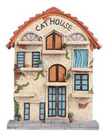 StealStreet SS-G-49432, Cream Apartment Building Display for Mini Cat Collectible Figurines