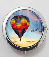 BlackKey Hot Air Balloon 3-Compartment Decorative Pocket Gift Box Case Organizer for Pill, Color 1 -1955