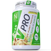 NutraKey Vpro Organic Vegan Raw Plant Protein (Banana Nut Bread), 2 Lb