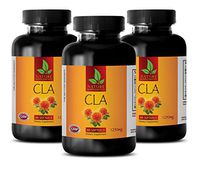 Burn Fat Lean Muscle - CLA - CONJUGATED LINOLEIC Acid (Safflower Oil) - Natural conjugated linoleic Acid - 3 Bottles 270 Softgels