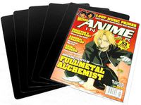 (150) Magazine Book Heavy Duty Divider Cards - Black, 40mil - 8 1/4" x 11 3/4" - #MANS85BK40