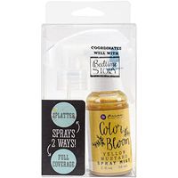 Prima Marketing Color Bloom Spray 2 Ounce Bottle-Yellow Mustard