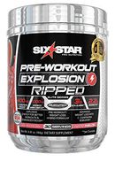Six Star Explosion Pre Workout, Powerful Pre Workout Powder with Extreme Energy, Focus and Intensity , 30 Servings