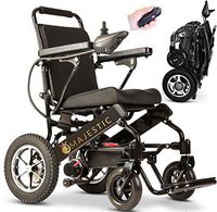 Ephesus M5 | New Model | Portable Mobility Electric Motorized Wheelchair, Lightweight Easy to Carry, 360° Remote Control | Premium Quality Lithium Battery Included | Long Mileage Range (Black M5)