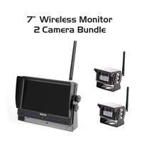 Ares Vision 7" Vehicle Monitor & Wireless Camera Bundle 2.4GHZ (2 Cameras)