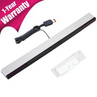 TPFOON Wired Infrared IR Ray Motion Sensor Bar Compatible with Nintendo Wii/Wii U Console