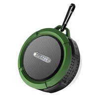 Speaker Waterproof Bluetooth, Wireless Bluetooth, Portable Bluetooth, 5W, Speakerphone, Hands-Free Link, HD Sound, Suction Cup, Built-in Mic, (Green)