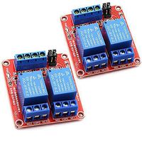 Youngneer 5v Relay Module 2 Channel for Raspberry/Arduino ARM/PIC/AVR/MCU Opto-Isolated Relay Board High or Low Level Trigger