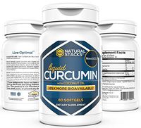 Natural Stacks Curcumin w/Coconut Oil 60 ct. - Highly Bioavailable NovaSOL Form - Lower Inflammation and Reduce Joint Pain - Tumeric Root Extract