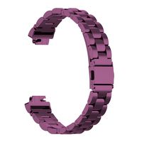 TYewa98556 Replacement Metal Strap Watch Band for Fitbit Inspire/Inspire HR Smart Bracelet - Purple