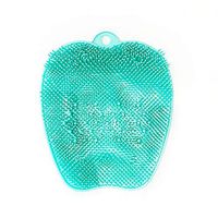 Emoly Shower Foot Massager Scrubber Brush Cleaner with Non Slip Suction Cups, Silicone Foot Brush Foot Massager Pad Improves Foot Circulation & Reduces Foot Pain (Green)