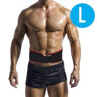 Formfit Strength Training Belt. Weightlifting Aid. Back Support. Lumbar Support for Lifting Excercises. Large. Black/Red