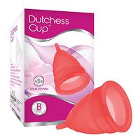 Dutchess Reusable Menstrual Cup - No 1 Feminine Alternative Protection to Cloth Sanitary Napkins (PRE-Childbirth/C-Section, 1 x Red)
