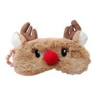 Daliuing Lovely Plush Animal Sleeping Eye Mask Comfortable Soft Shift Work Naps Kids Teens Girl Woman