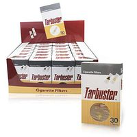 TarBuster 720 Efficient Disposable Cigarette Filter Tips - 24 Box of 30 Each Tar Blocker Filters (720 Filters)