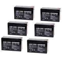 Universal Power Group 12V 8AH Sealed Lead Acid Battery Replaces UB1280 D5743 Scooter Wheelchair - 6 Pack