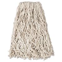 RCPV117 Economy Cotton Mop Heads, Cut-End, Cotton, White, 20 oz, 1-in. White Headband