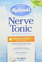 Hyland's Nerve Tonic Caplets, Natural Stress Relief Homeopathic Formula, 32 Count
