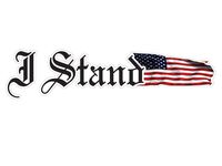 I Stand Decal/Sticker for laptop, car bumper, toolbox, etc.