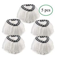 MZY LLC Mop Head Replacement, for O Cedar Mop Head Replacement Microfiber Easywring Spin Mop Refill 5 pcs