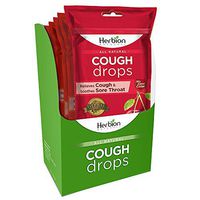 Herbion Naturals Cough Drops 25 Counts Cherry