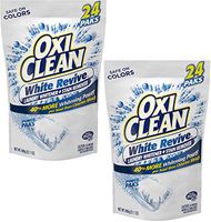 OxiClean White Revive Laundry Whitener + Stain Remover Power Paks, 48 Count