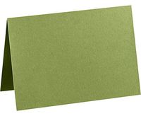 A1 Folded Notecards (3 1/2 x 4 7/8) - Avocado (1000 Qty.)