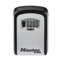 Master Lock 5401D Set Your Own Combination Wall Mount Lock Box, 5 Key Capacity, Black