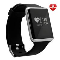 Bebinca Bluetooth Smart Bracelet,Blood Pressure Watch Bracelet,Activity Tracker,Pedometers,Calorie Counters，Fitness Trackers,Heart Rate Monitor,Pedometer,Black