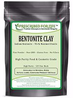 Bentonite Clay - Fine Natural Food Grade Sodium Montmorillonite Bentonite - 325 Mesh Powder, 50 lb