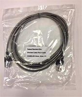 6.5' BX MC Shielded Cat 6A Armored Flexible Slim Rodent Proof RJ45 Patch Cable