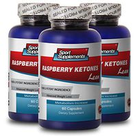 Raspberry Ketones Lean 1200mg w/ Acai, Green Tea, Resveratrol (3 Bottles 180 Capsules)