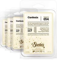 Shortie's Candle Company Pure Gardenia Wax Melts Bulk Pack - Formula 117-4 Highly Scented Bars - Made with Essential & Natural Oils - Flower & Floral Air Freshener Cubes Collection