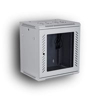 Kenuco 6U WHITE Wall Mount Rack Server Cabinet Data Network Enclosure 19-Inch Server Network Rack with Locking Glass Door 16-Inches Deep (WHITE 6U)